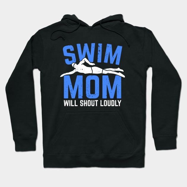 Swim Mom Swimming Mother Hoodie by Dolde08